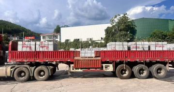 六盘水 芝麻灰花岗岩地铺石出货日常