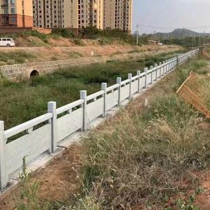 六盘水 白麻河道栏杆效果展示图