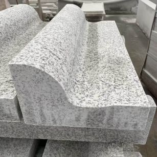 六盘水 白麻花岗岩S型路沿石，路侧石，马路牙子等