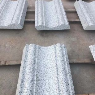 六盘水 白麻花岗岩光面别墅线条