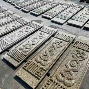 六盘水 黄金麻花岗岩外墙雕刻板