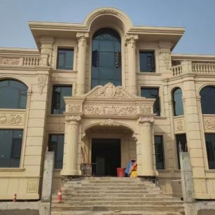 六盘水 黄金麻花岗岩别墅外墙干挂