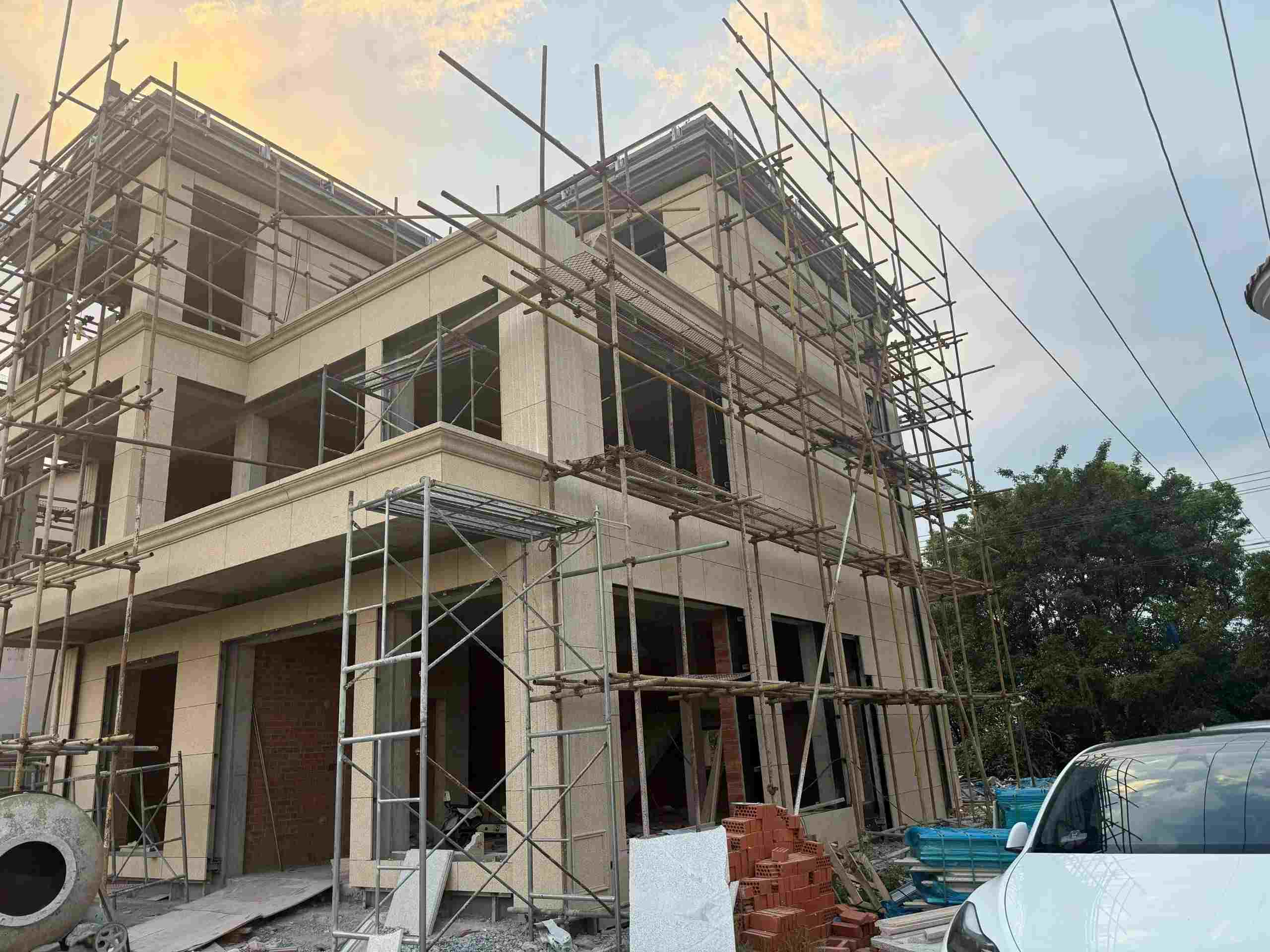 六盘水 黄金麻荔枝面花岗岩外墙干挂