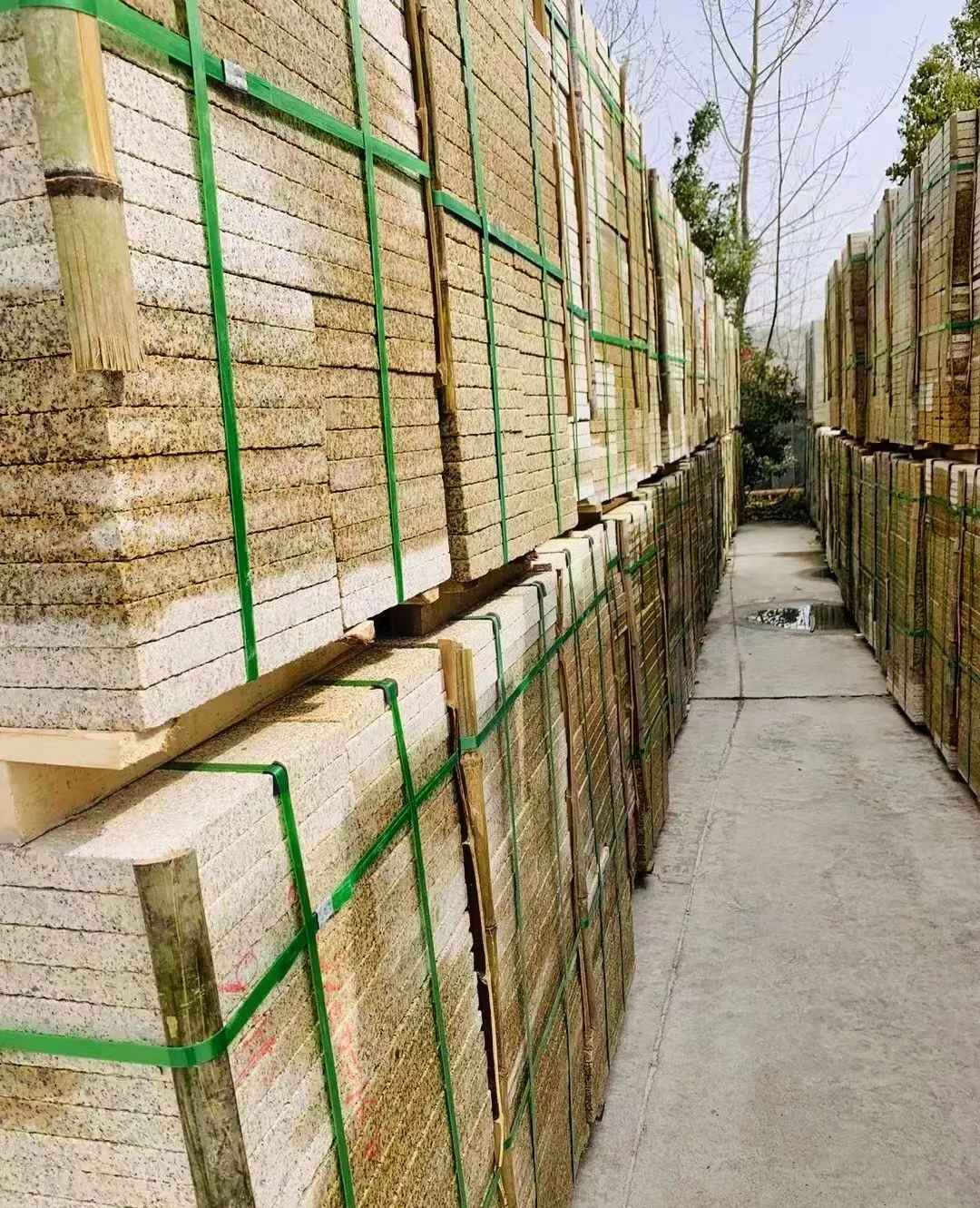 六盘水 黄金麻花岗岩荔枝面地铺石