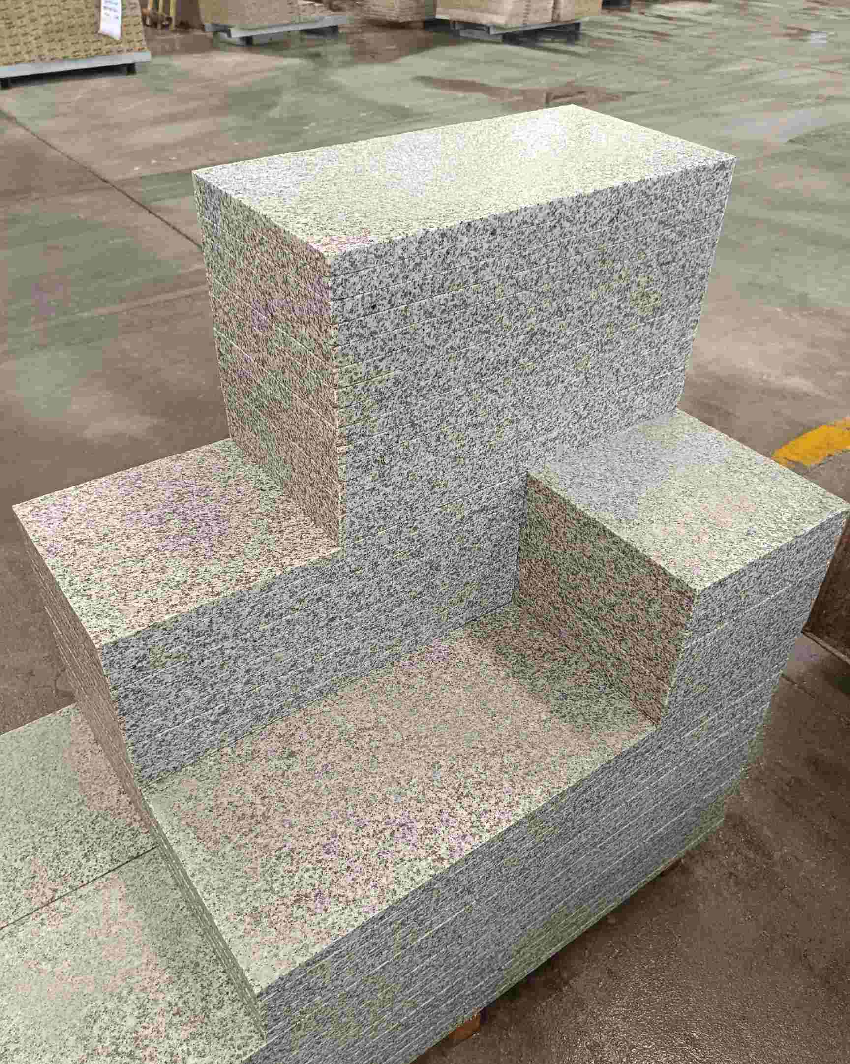 六盘水 白麻花岗岩荔枝面地铺石