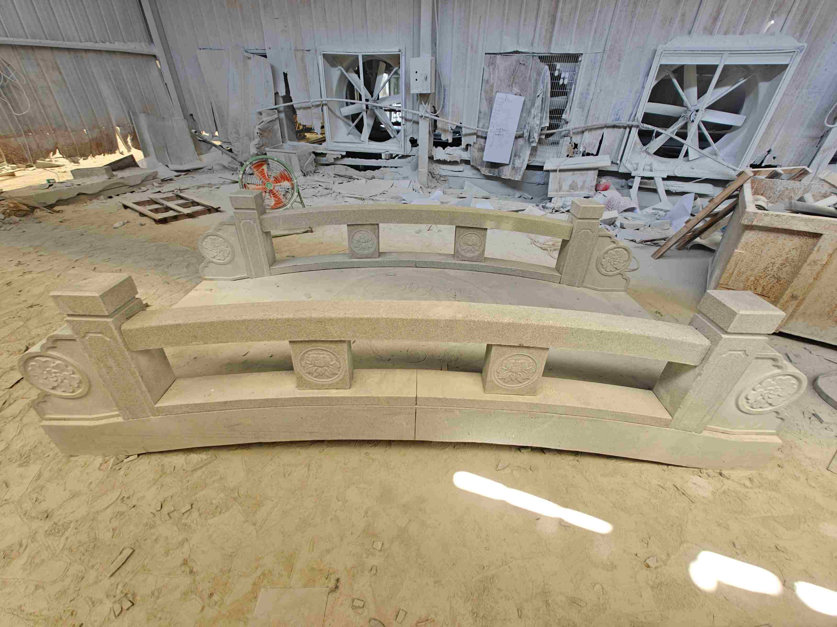 六盘水 芝麻灰花岗岩异形加工-拱桥，石桥