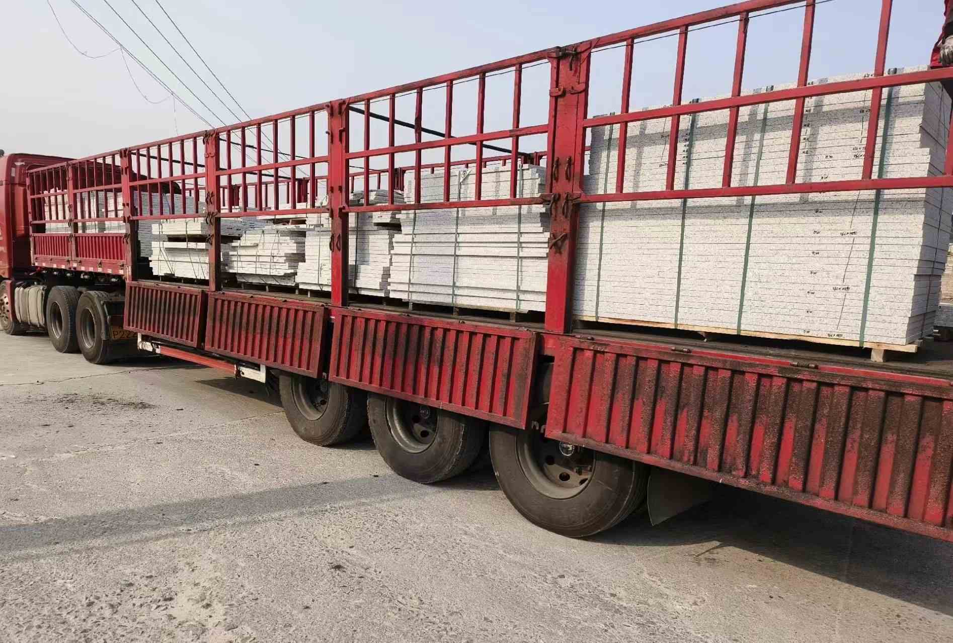 六盘水 白麻荔枝面外墙干挂，工厂装车日常