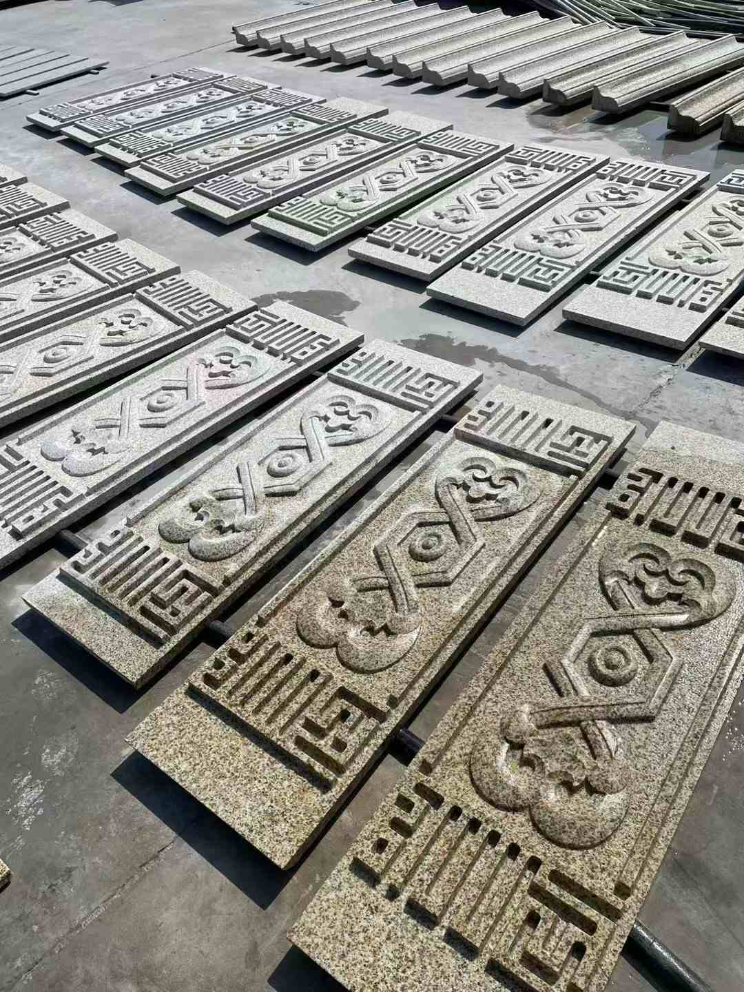 六盘水 黄金麻花岗岩外墙雕刻板