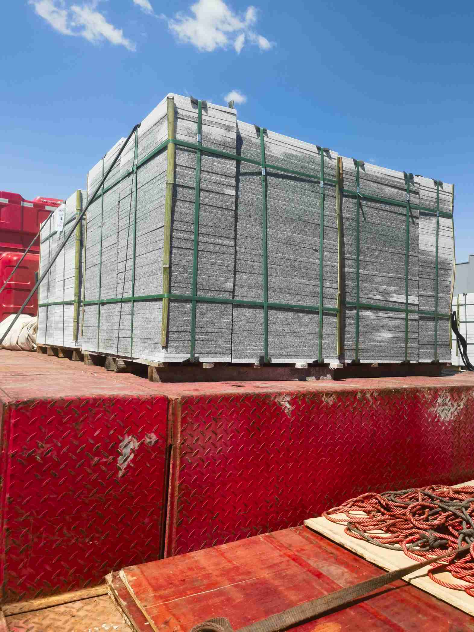 六盘水 芝麻白火烧规格板地铺石300*600/600*600